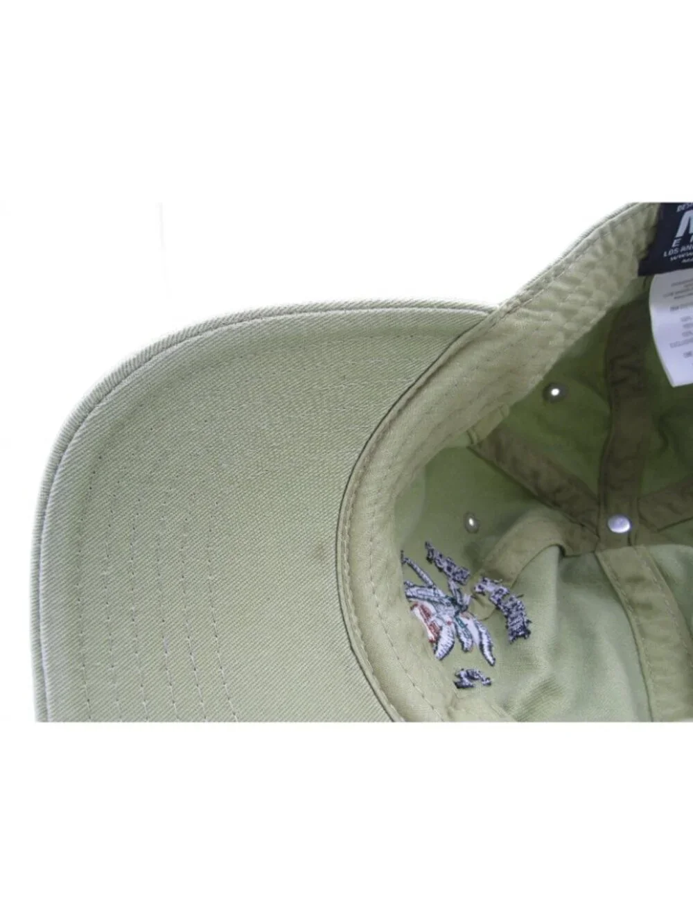 MAD Engine World's Best Plant Parent Hat Cap Sage Green Cotton Adjustable (F)